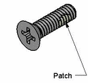 80-127-584 - TEGAL SCREW FLH 1/4-20 